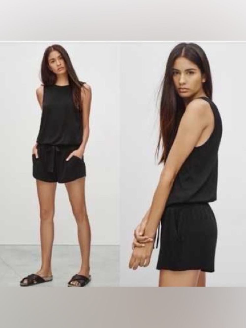 Aritzia Wilfred Free Izabel jersey knit romper